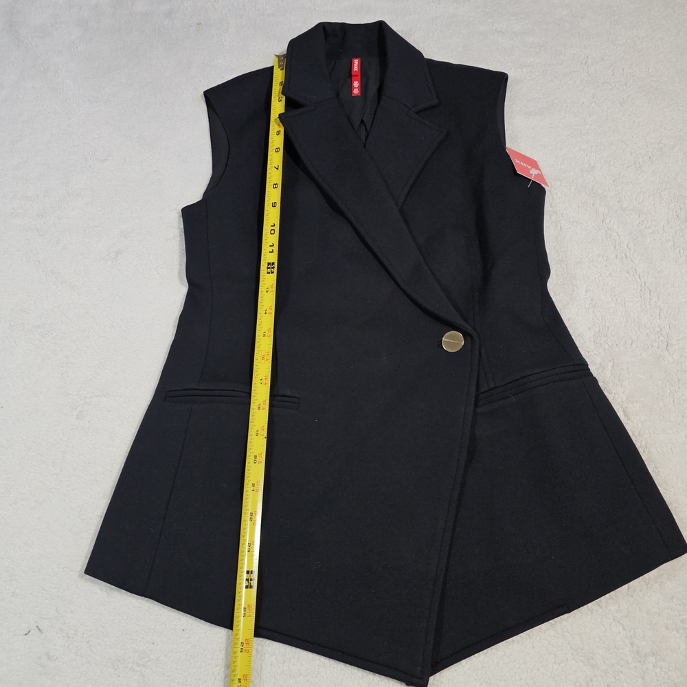Spanx Perfect ponte vest dress minimalist preppy black sz XS - Picture 9 of 10